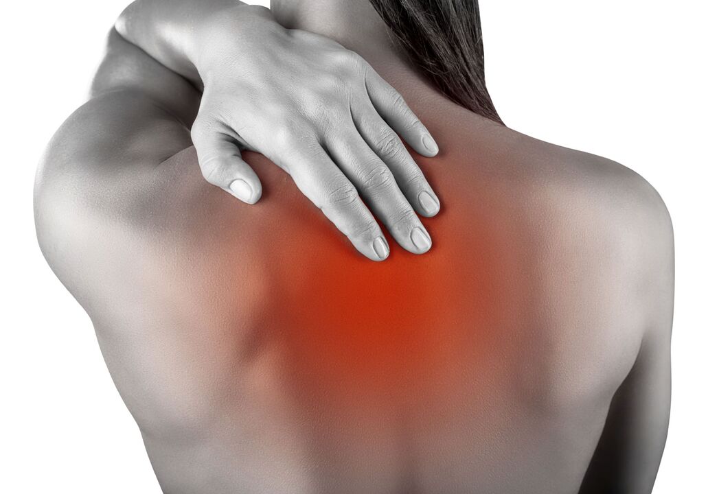 Rückenschmerzen aufgrund von Osteochondrose