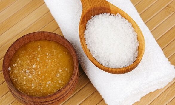 Honig und Salz zur Behandlung von Arthrose des Knies
